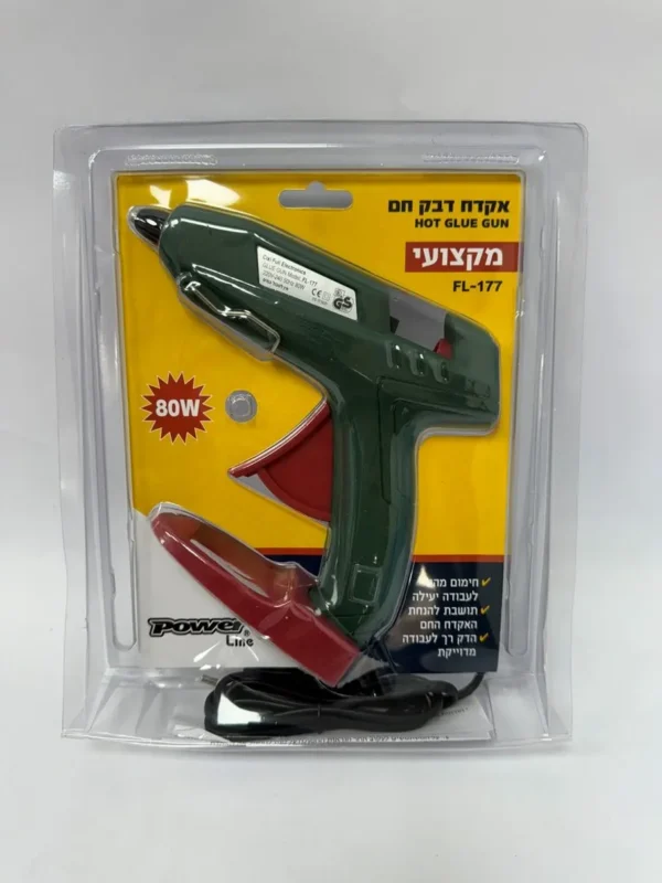 אקדח דבק חם איכותי 80 וואט