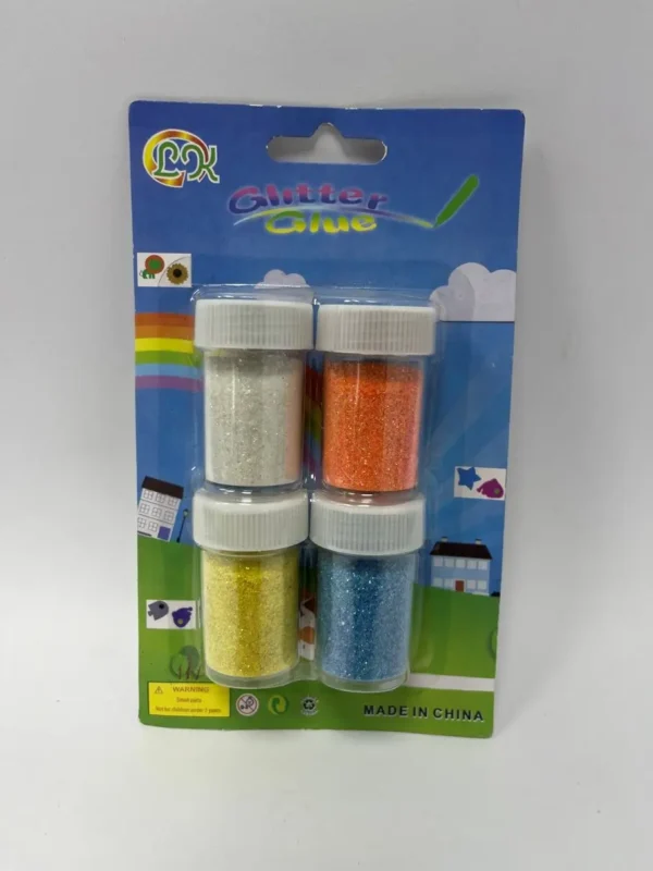 אבקת נצנצים זוהר 4 מלחיות בלוח