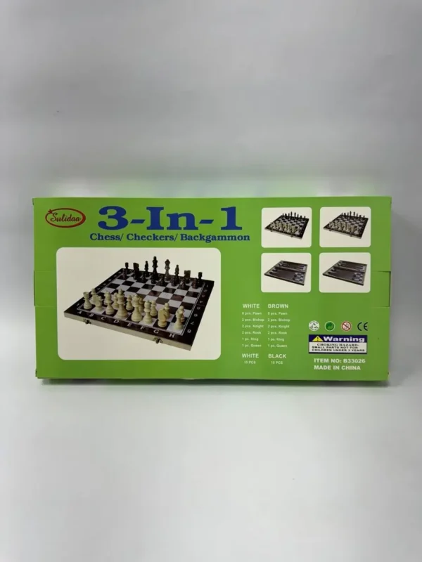 ששבש + שחמט מגנטי גדול בקופ'