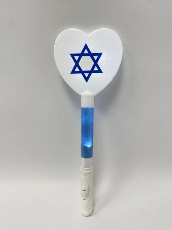 מקל אורות מגן דוד מהבהב 36 ס"מ