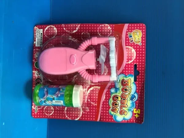 רובה בועות סבון + 4 ראשים ומיכל