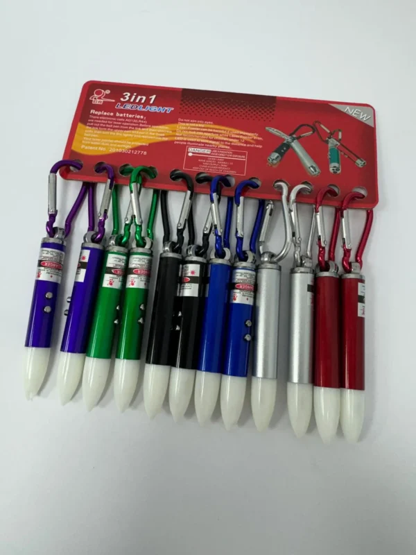 מחזיק לייזר+פנס סגול