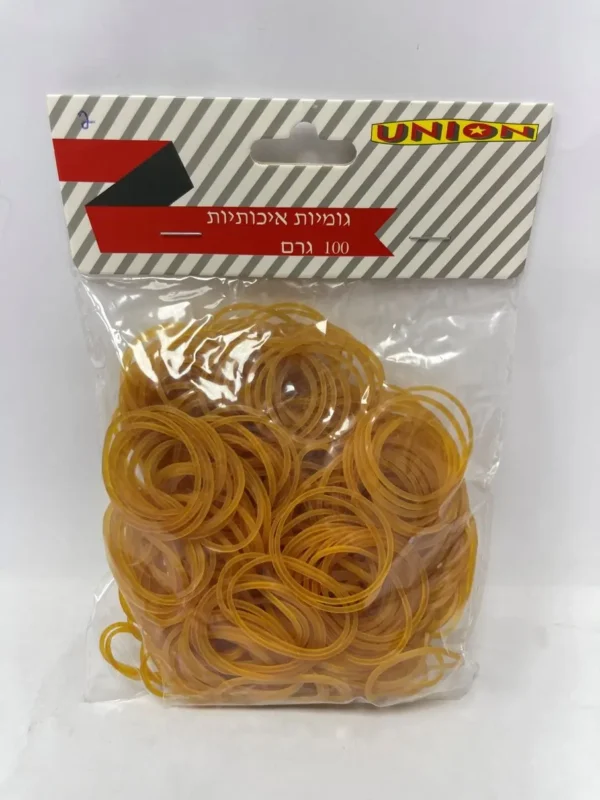 גומיות משרדיות 100 גרם