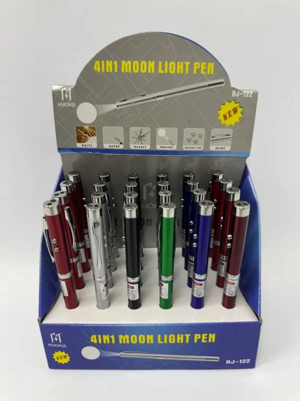 עט + פנס + לייזר