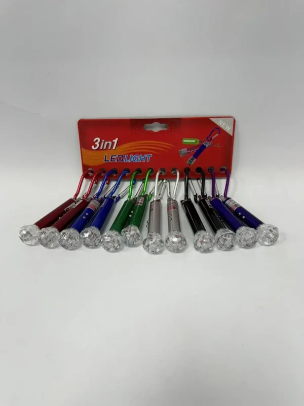 מחזיק לייזר + פנס לד