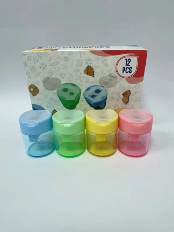 מחדד מיכל פסטל מעוגל מסיבי
