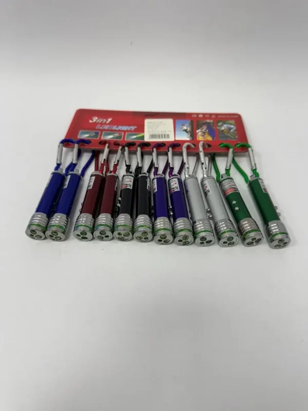 מחזיק לייזר + פנס לד