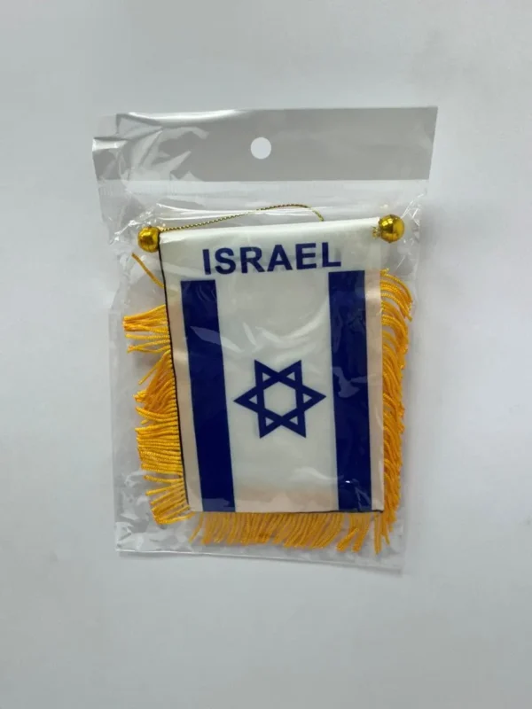 דגל קטן לרכב תליה ואקום