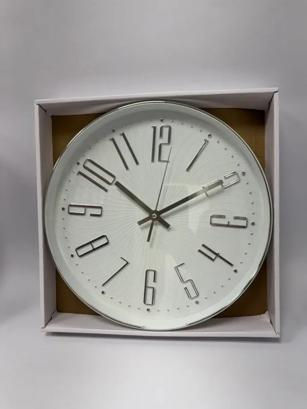 שעון קיר עגול מהודר 29 ס"מ