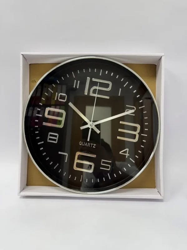 שעון קיר עגול מהודר 29 ס"מ