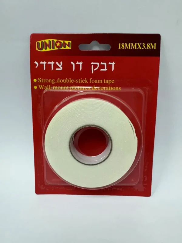 דבק דו צדדי בלוח אדום