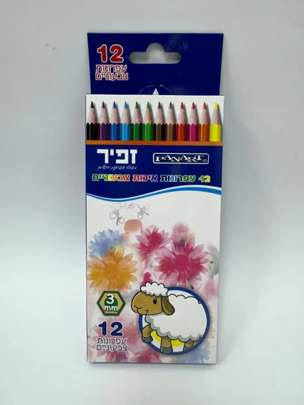 עפרון צבעוני 1/12 זפיר