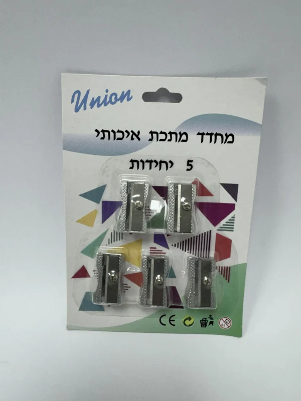מחדד מתכת 1/5 איכותי בלוח