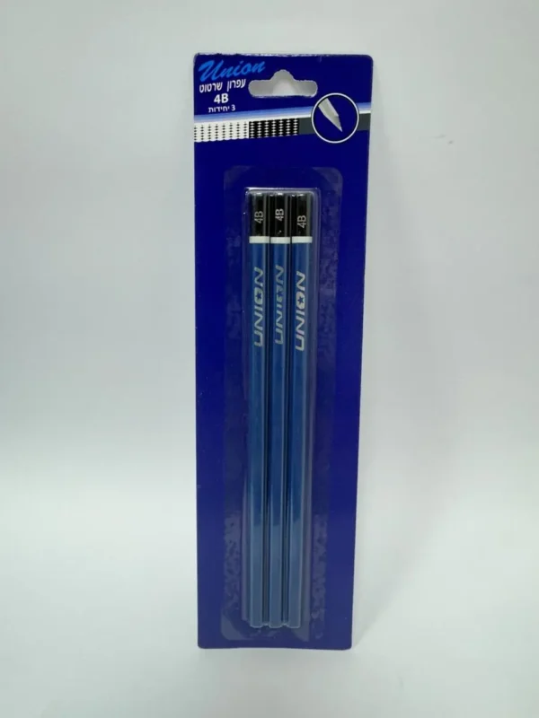 עפרון שירטוט 3 יח' בלוח 4B