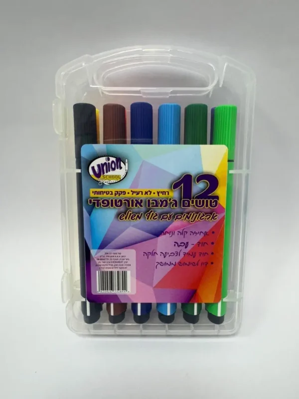 טוש ג'מבו אורטופדי 1/12 במזוודה