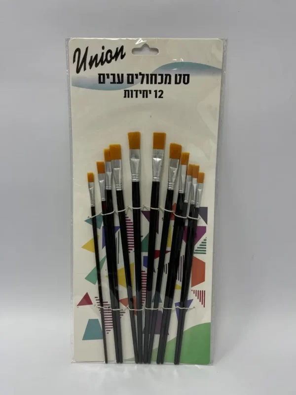 סט מכחולים ג'מבו שטוח 1/12