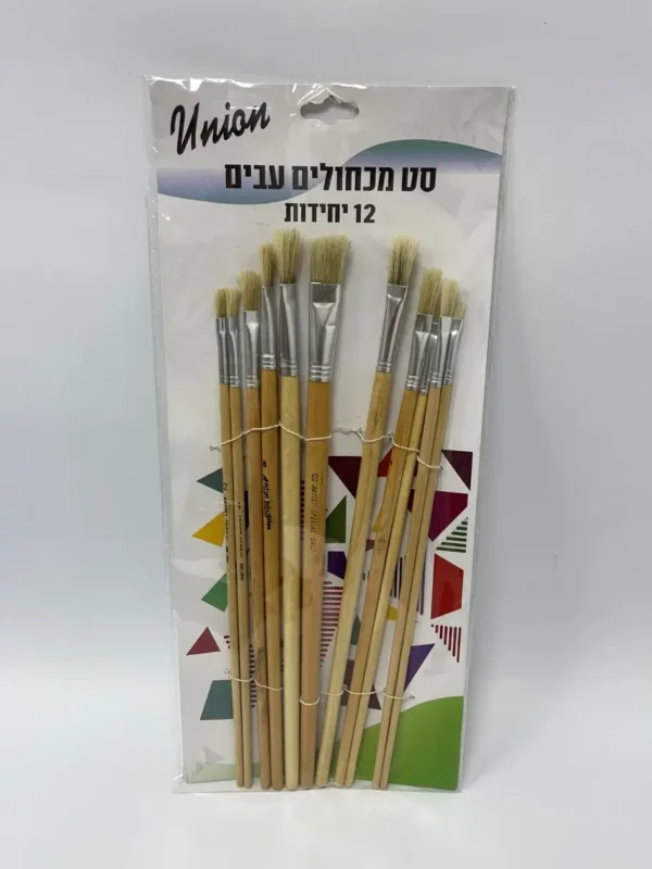 סט מכחולים ג'מבו שטוח 1/12