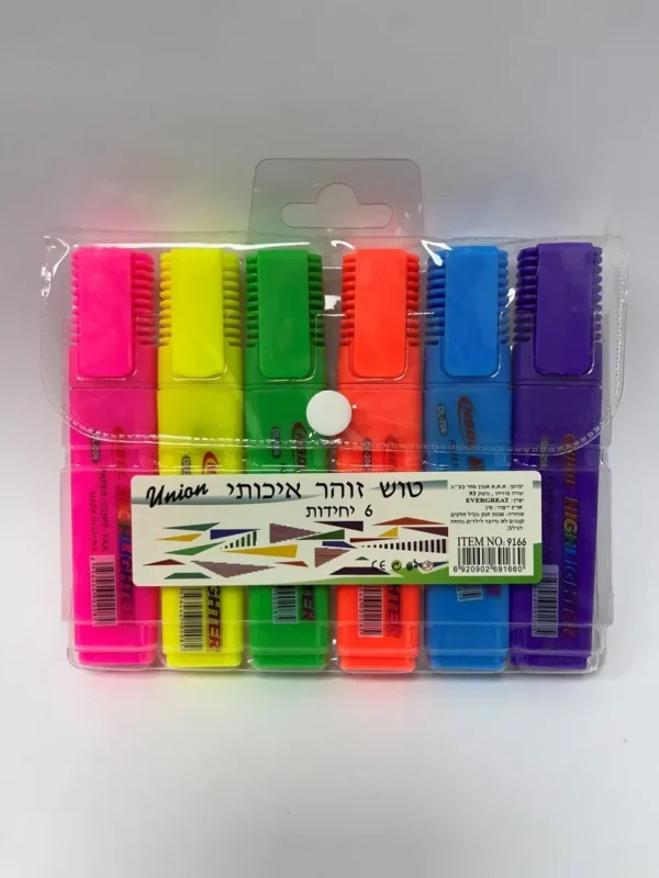 טוש זוהר 1/6 בנרתיק קשיח