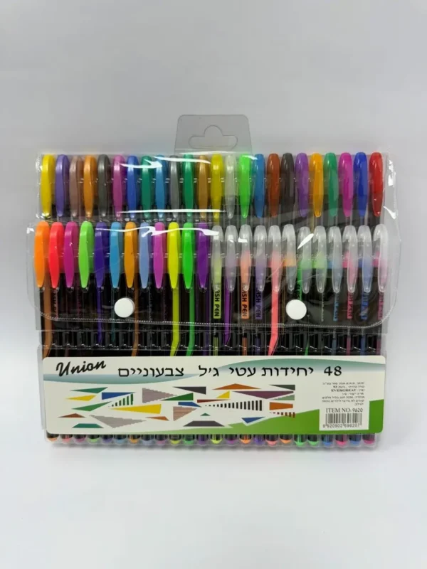 עטים צבעוניים 1/48 בנרתיק